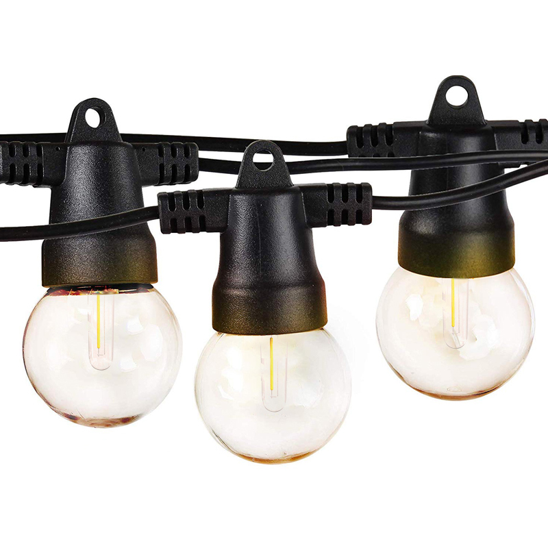 Popular 48ft 15 Bulbs G45 String Lightlampu hias natal for Christmas Ornaments