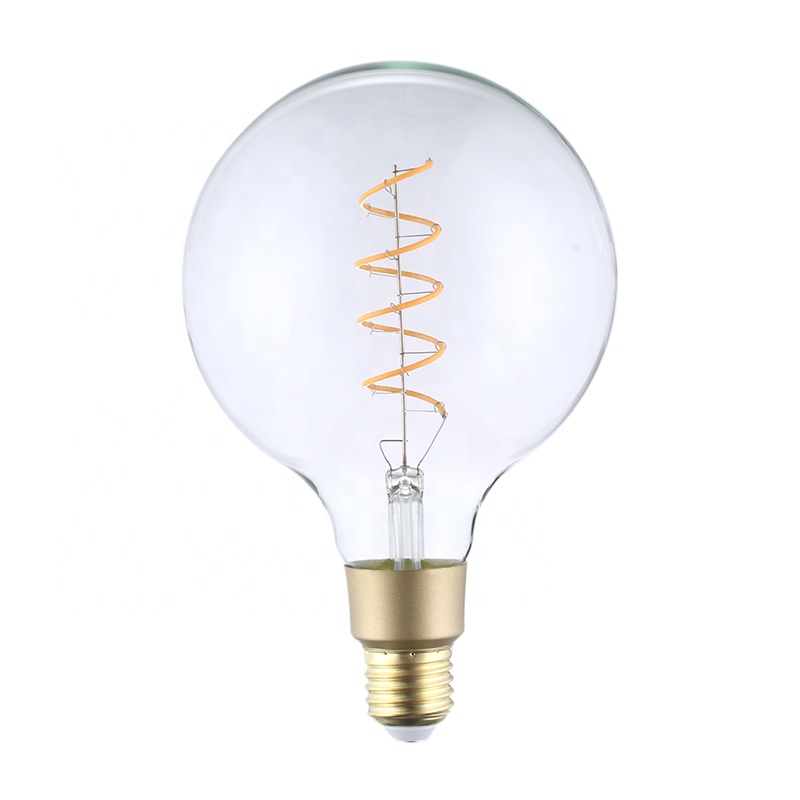 2020 China factory Clear 2700K G95 curved filament led powered by Tuya smart life bulb led smart bulb