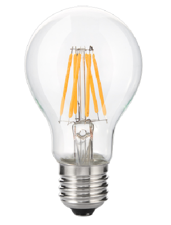 Manufacturer 1.5W 3W 5W 7W clear edison A60 filament bulb led bulb raw material