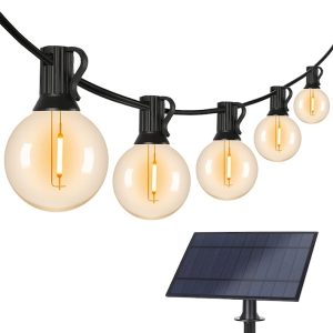 Solar G40 LED String Lights
