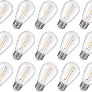 s14 led filament bulb 1w